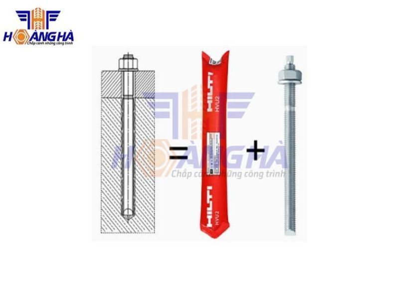 Cấu tạo của bulong hóa chất Hilti