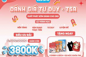 Khóa ôn thi đánh giá tư duy TSA 2026: Chắp cánh cho những thủ khoa tương lai