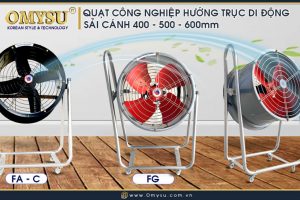 Quạt công nghiệp di động OMYSU: Giải pháp làm mát cho mọi không gian