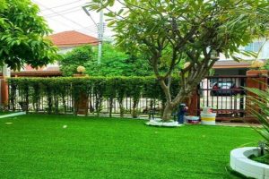 Thảm cỏ nhân tạo: Giải pháp xanh cho không gian sống hiện đại