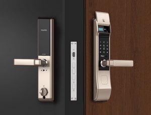 Khóa cửa vân tay đang ngày càng phổ biến trong các chung cư, nhà phố